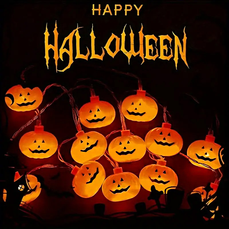 Halloween-Kürbis-Lichterkette  – Led Fairy String Lights Bewertung und Preis