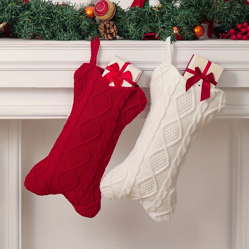 Hunde-Weihnachtsstrumpf, Gestr – Christmas Stocking Hanging Bewertung und Preis