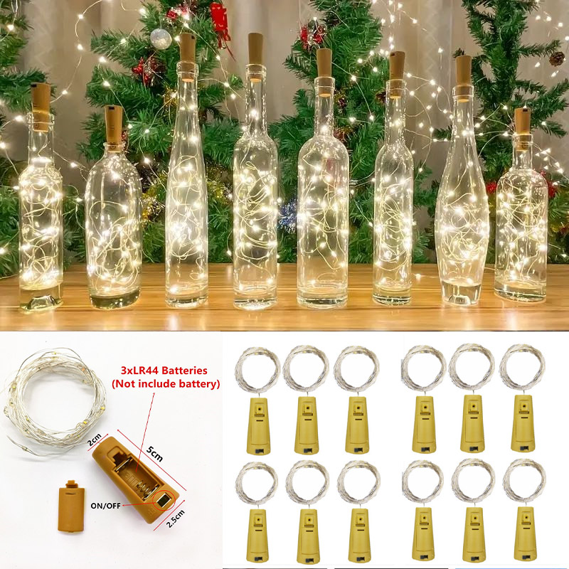 6 stücke 20led Wein Flasche mi – Led Fairy String Lights Bewertung und Preis
