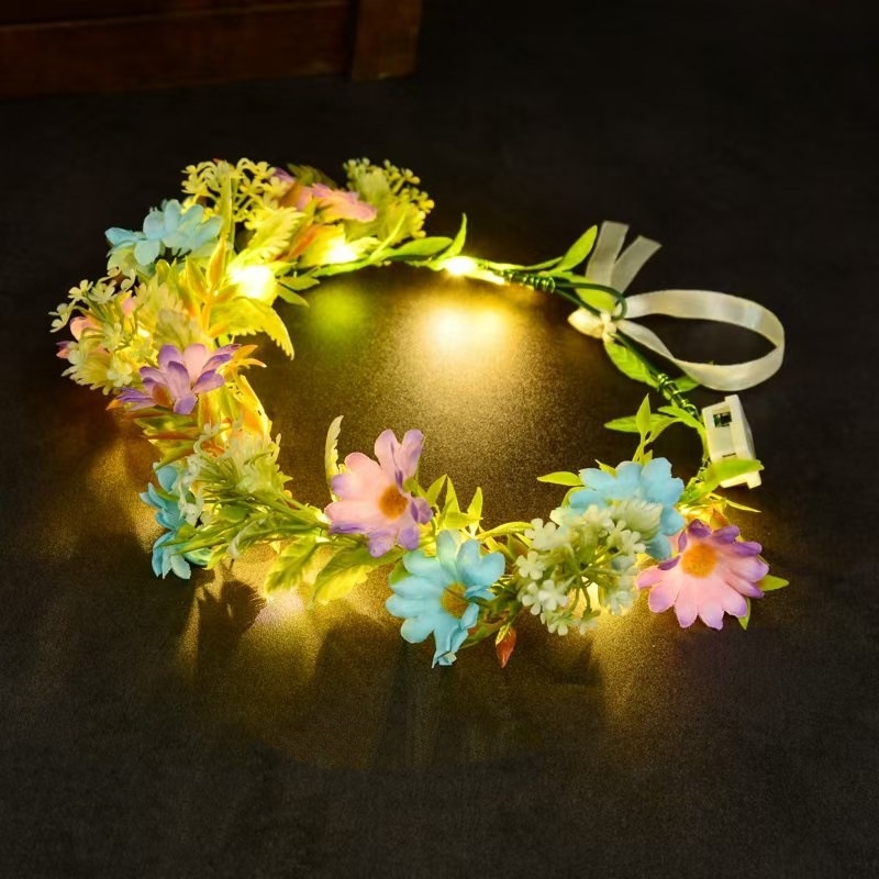 Leuchtender Blumenkranz LED-Bl – Led Fairy String Lights Bewertung und Preis