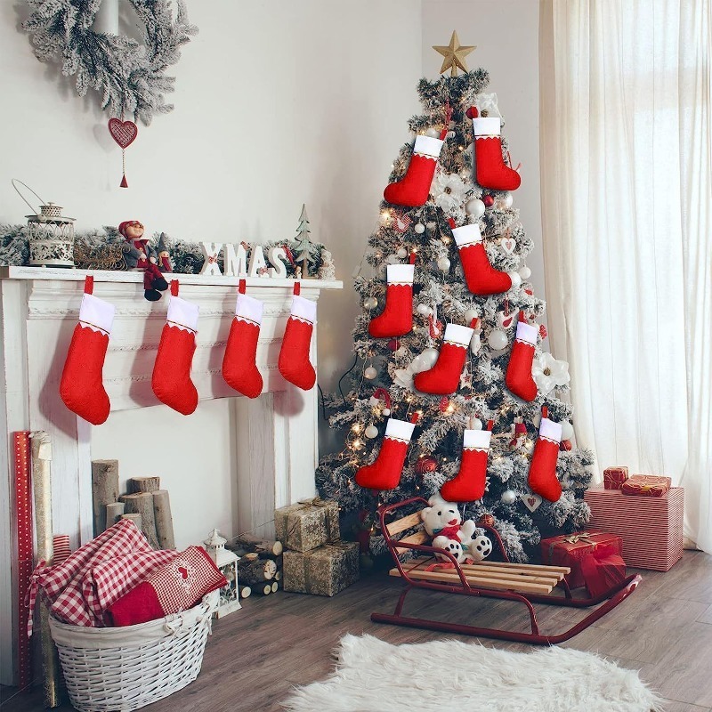 Doppelseitige Weihnachtsstrümp – Christmas Stocking Hanging Bewertung und Preis
