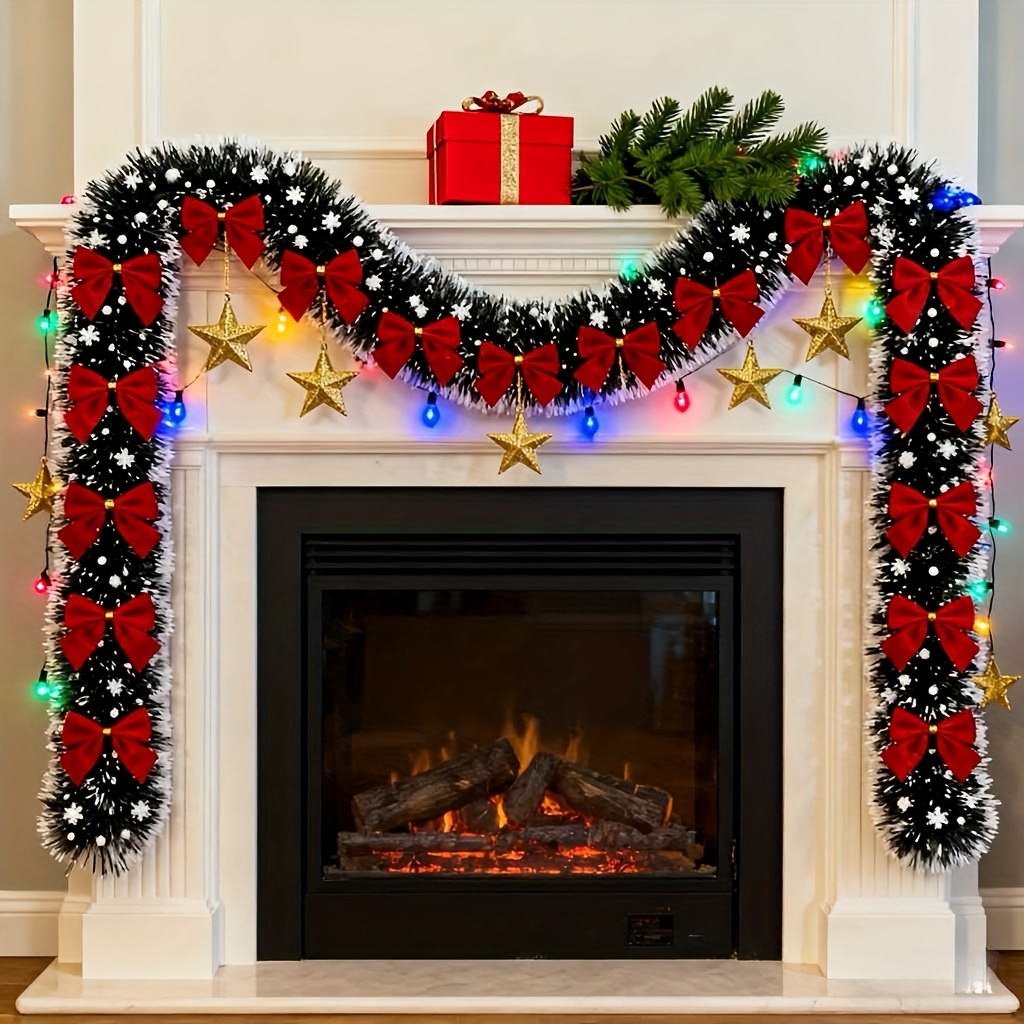 Künstliche Weihnachtsgirlande, – Tinsel Garland Decoration Bewertung und Preis