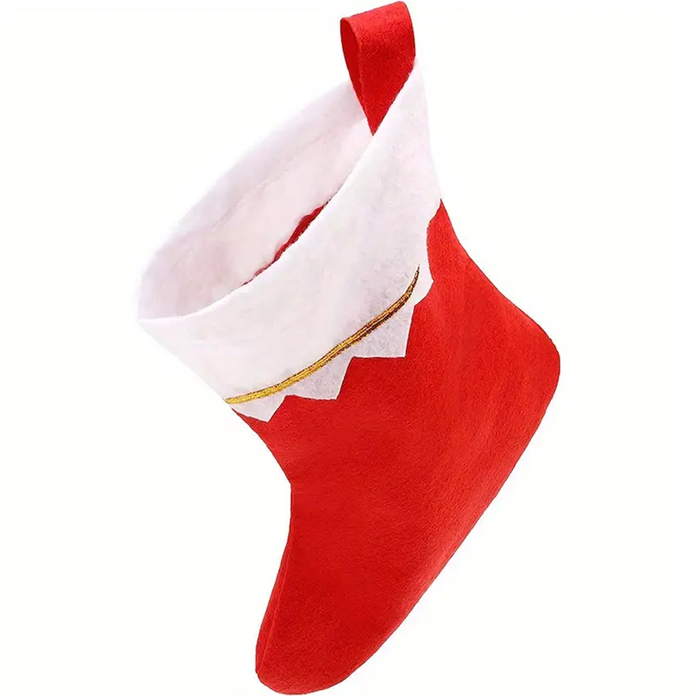 12 Stück rote Weihnachtsstrümp – Christmas Stocking Hanging Bewertung und Preis