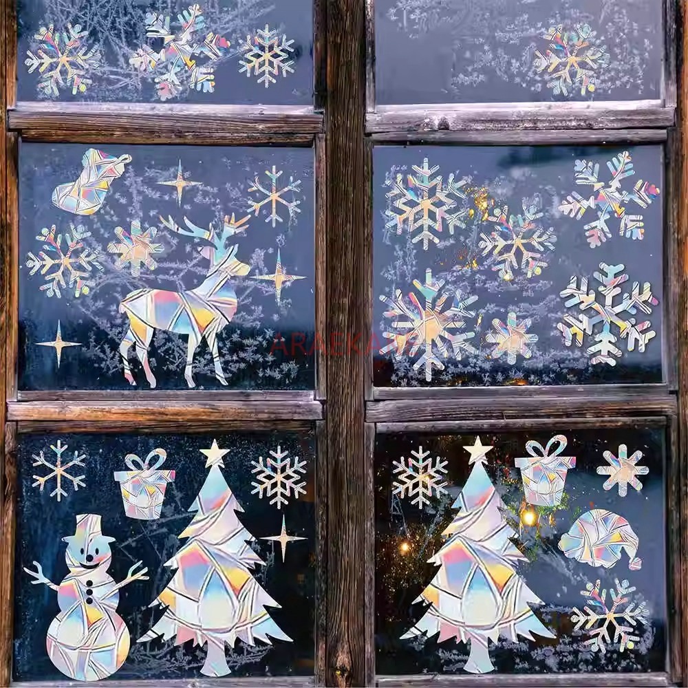 2er-Set elektrostatische Weihn – Snowflake Window Decal Bewertung und Preis