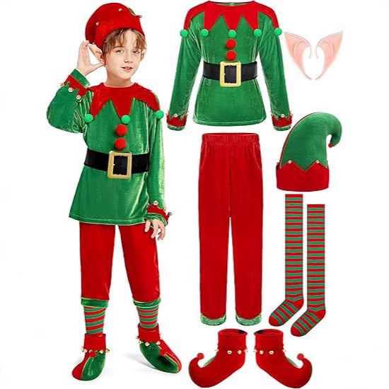 Weihnachtself-Kostümset Grünes – Elf Costume Christmas Bewertung und Preis
