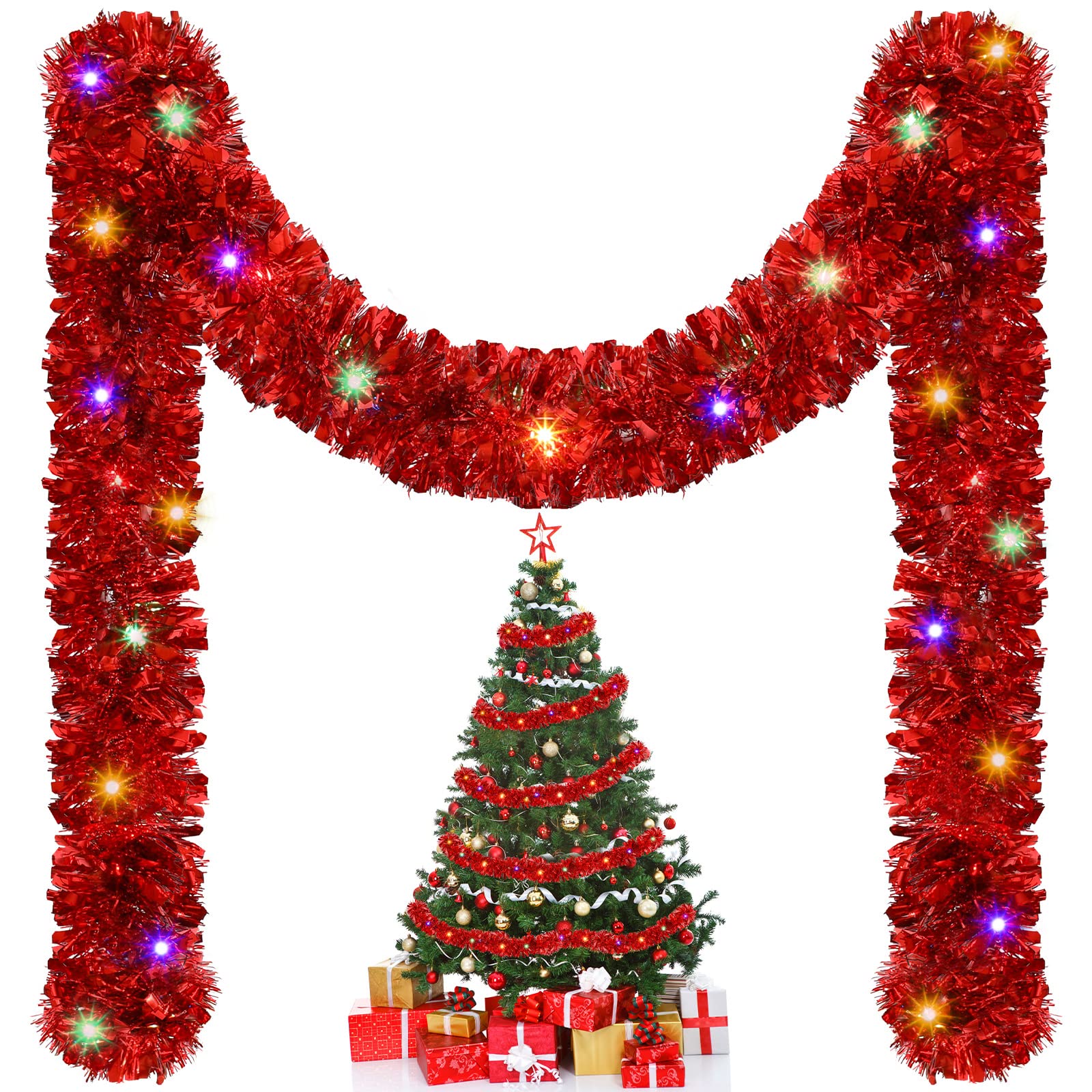 1/3 Stück 5 m Weihnachts-Lamet – Tinsel Garland Decoration Bewertung und Preis
