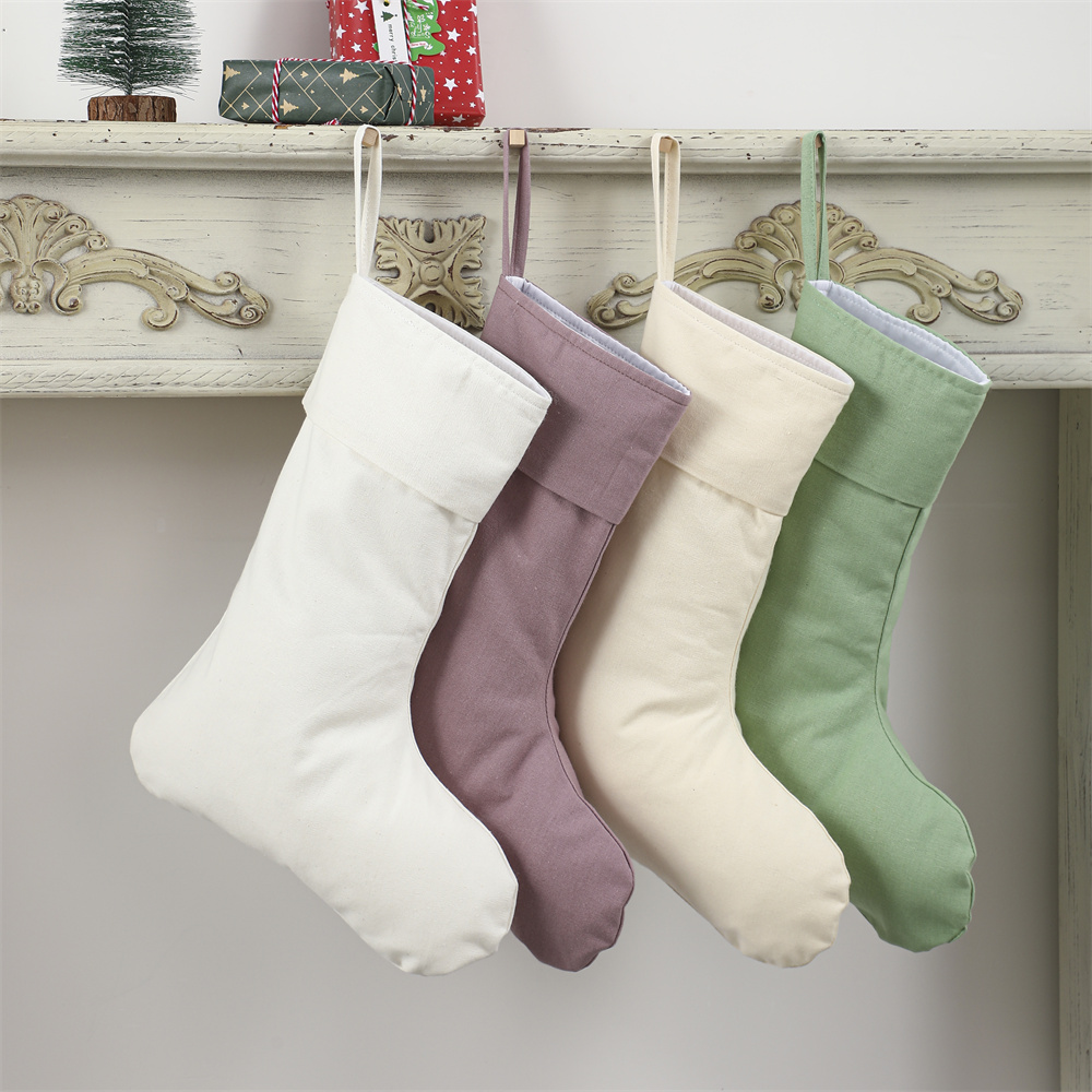 Weihnachtsstrumpf aus Leinen,  – Christmas Stocking Hanging Bewertung und Preis